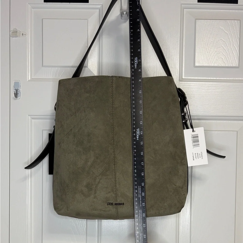 Steve Madden Faux Suede Hobo Bag